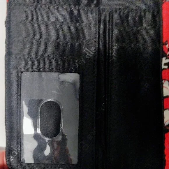 Vera Bradley RFID Wallet Wristlet in Playful Penguins Red - Picture 4 of 13